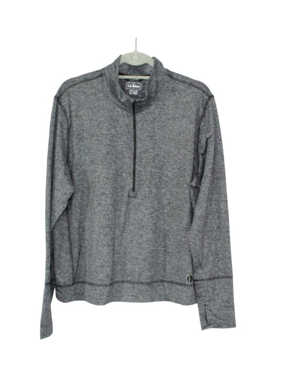 LL Bean VentureSoft Sweatshirt 1/4 Zip Athletic Top Sporty Activewear XL